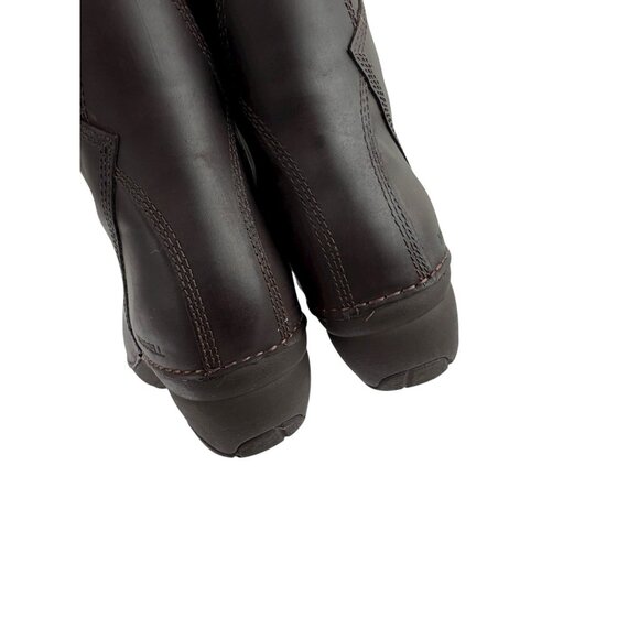 *Merrell Emma Boots Womens 6 Brown Brunette Leather Comfort Mid Calf Zip Winter - Picture 7 of 13